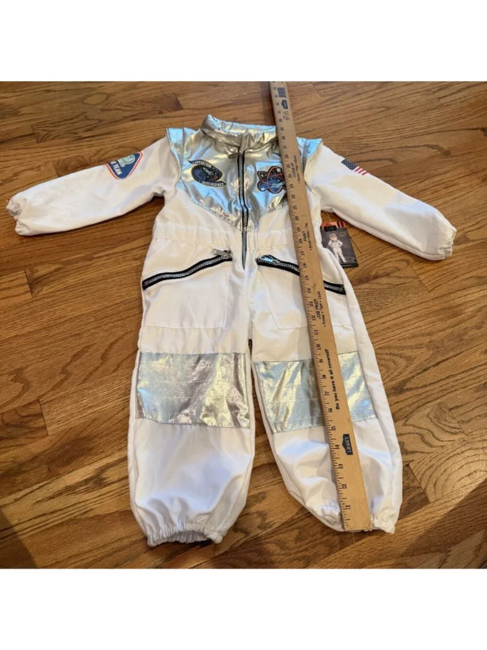 FAO Schwarz Toddler Halloween Astronaut Space Suit New White 3T